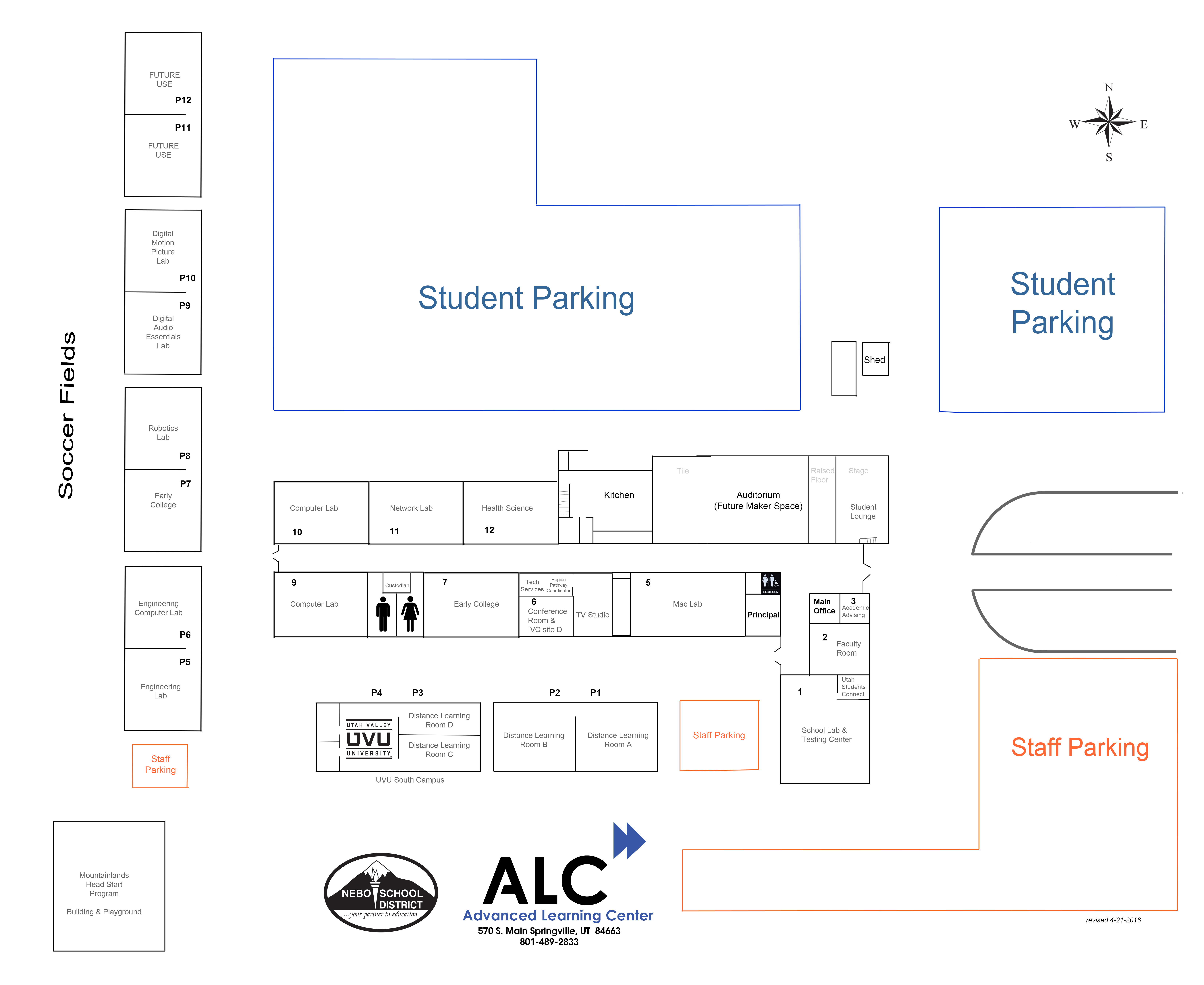 Site Map - Parking Map