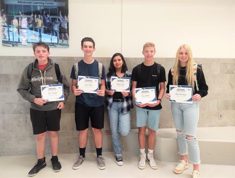 students of the month- 