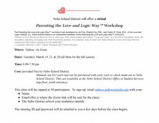 Love and Logic flyer