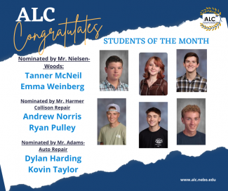 April students of the Month Collage